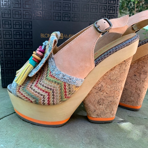 💗SOLD💙BEAUTIFUL BLONDE AMBITION PLATFORMS - Picture 6 of 8